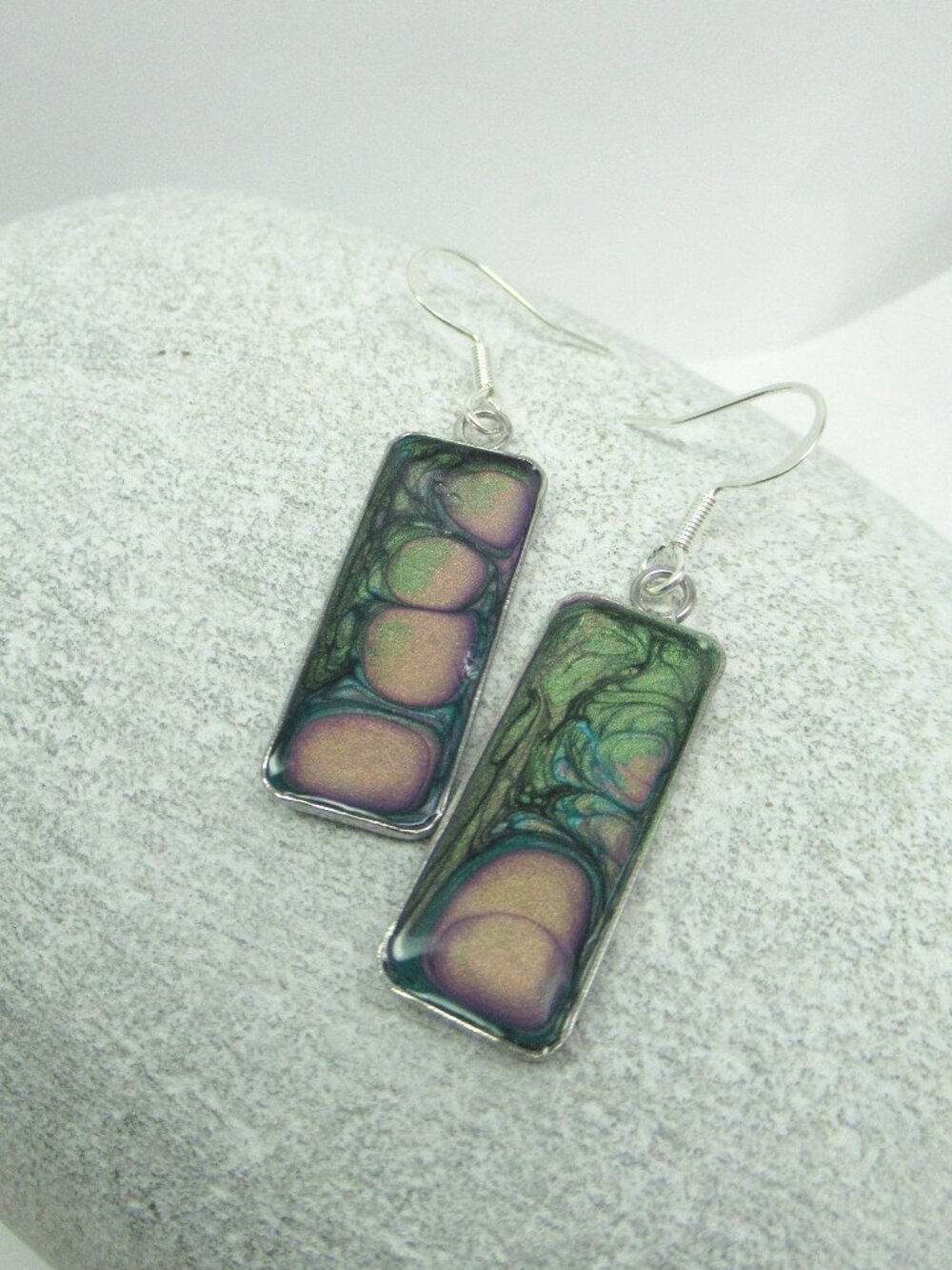 Pebeo Rectangle earrings